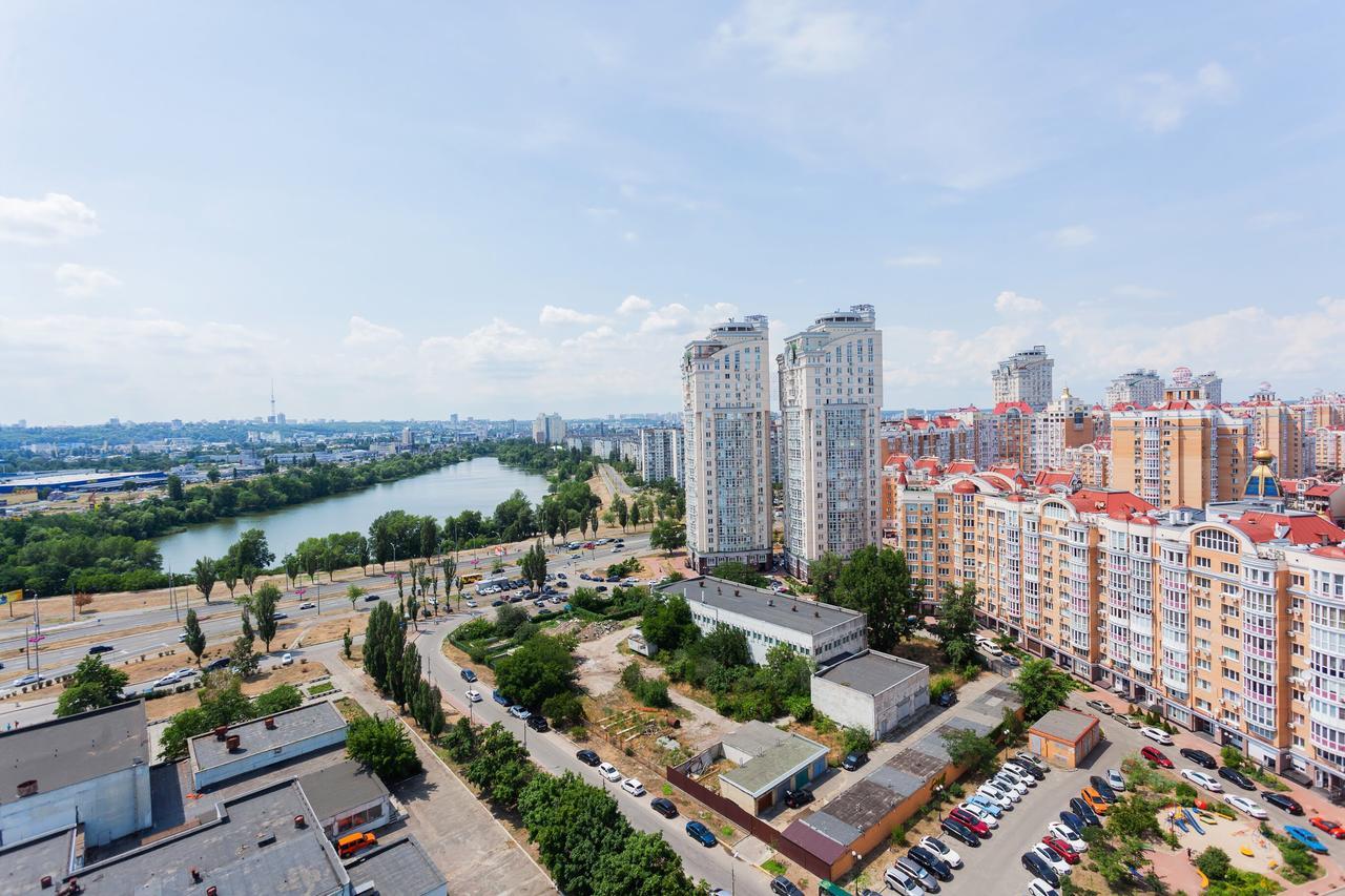 Stylish Views Apartments In The Parasol. Parus .Obolonskaya Embankment Київ Екстер'єр фото