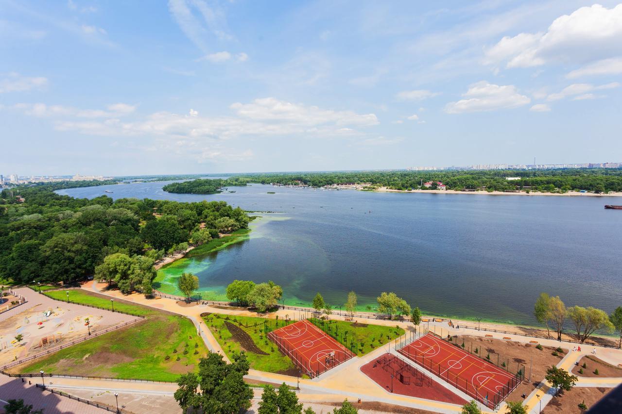 Stylish Views Apartments In The Parasol. Parus .Obolonskaya Embankment Київ Екстер'єр фото